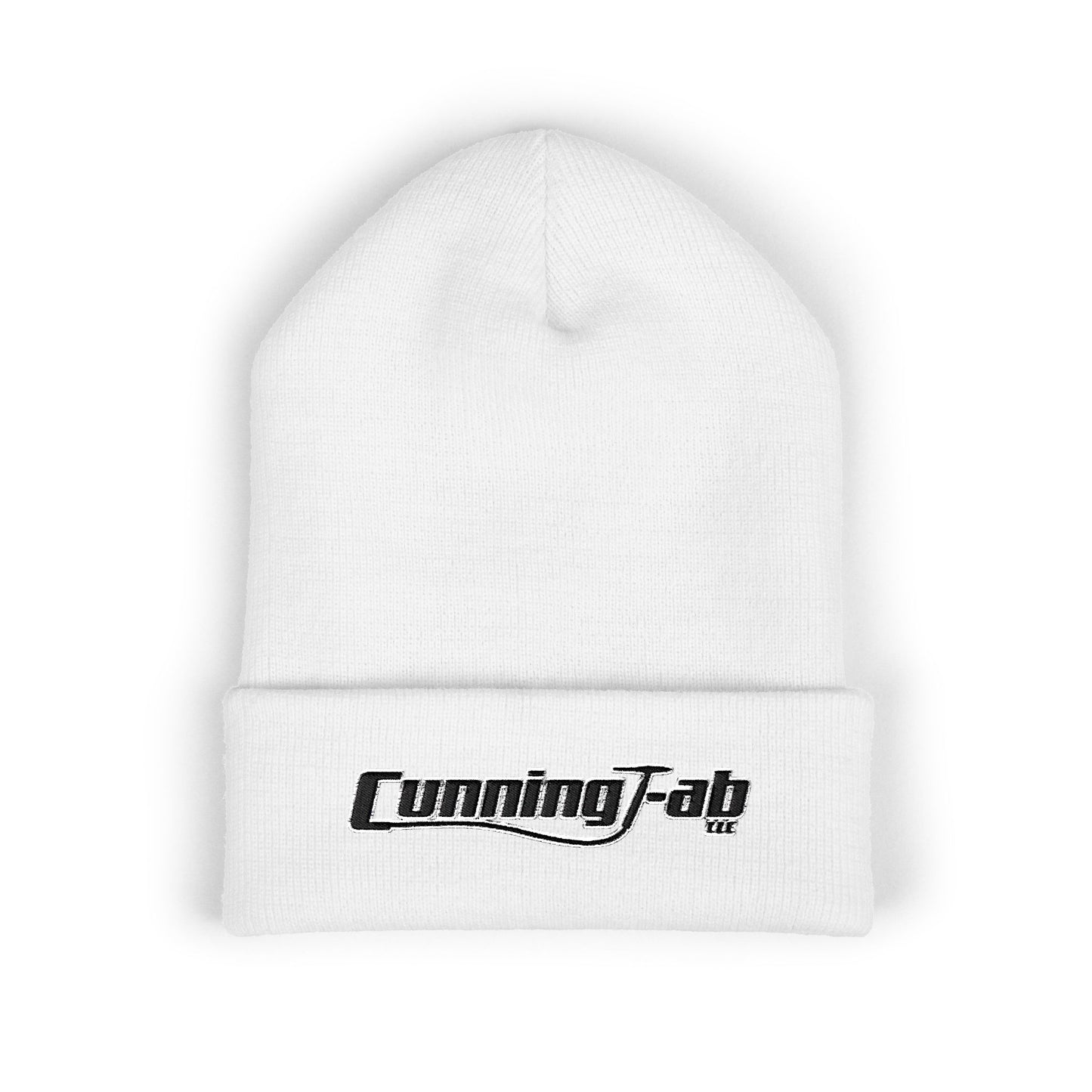 CunningFab Embroidered Cuffed Beanie