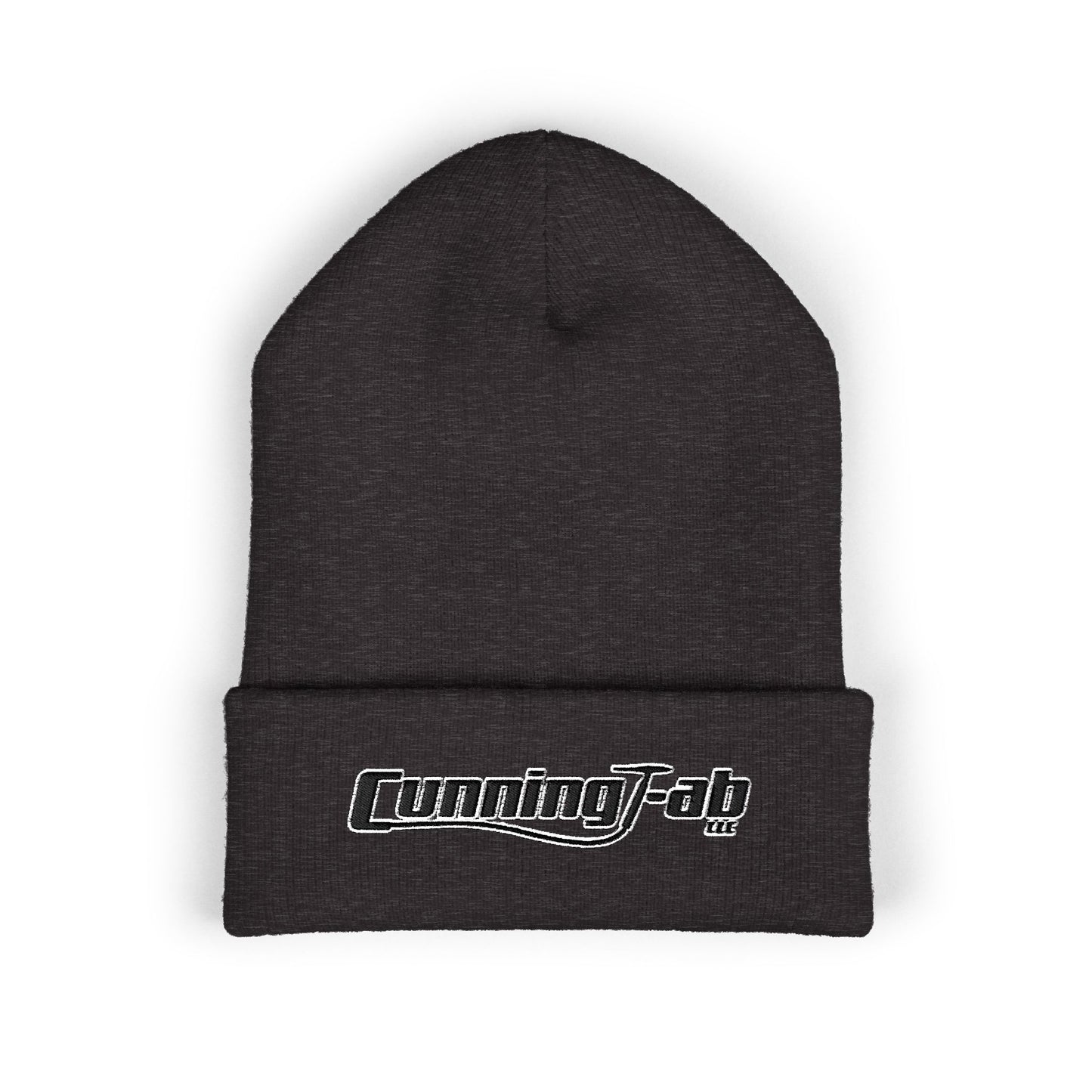 CunningFab Embroidered Cuffed Beanie