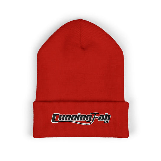 CunningFab Embroidered Cuffed Beanie