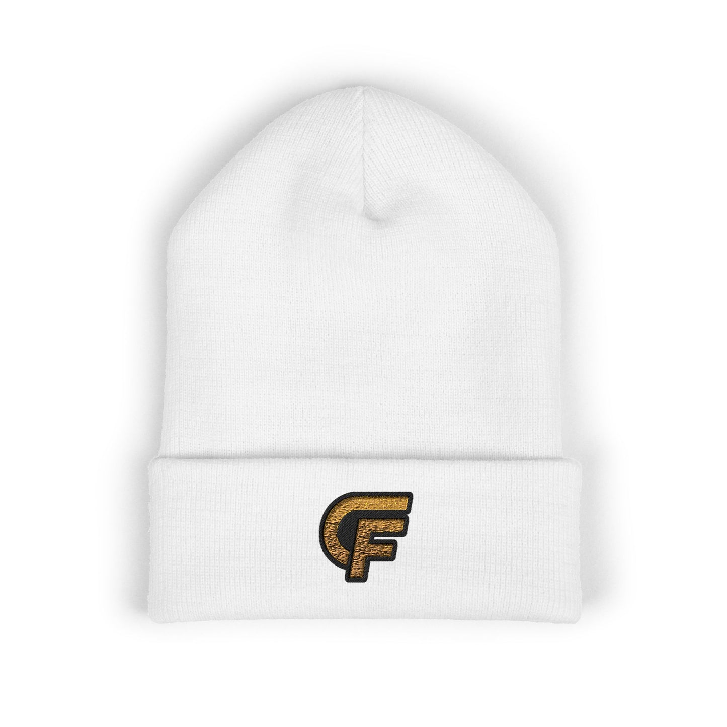Embroidered 'CF' Cuffed Beanie
