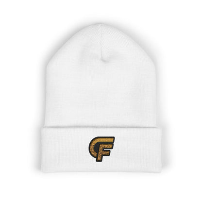 Embroidered 'CF' Cuffed Beanie