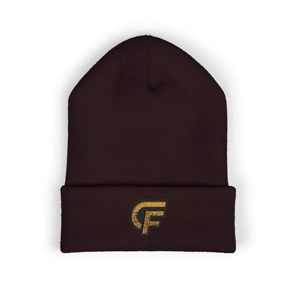 Embroidered 'CF' Cuffed Beanie