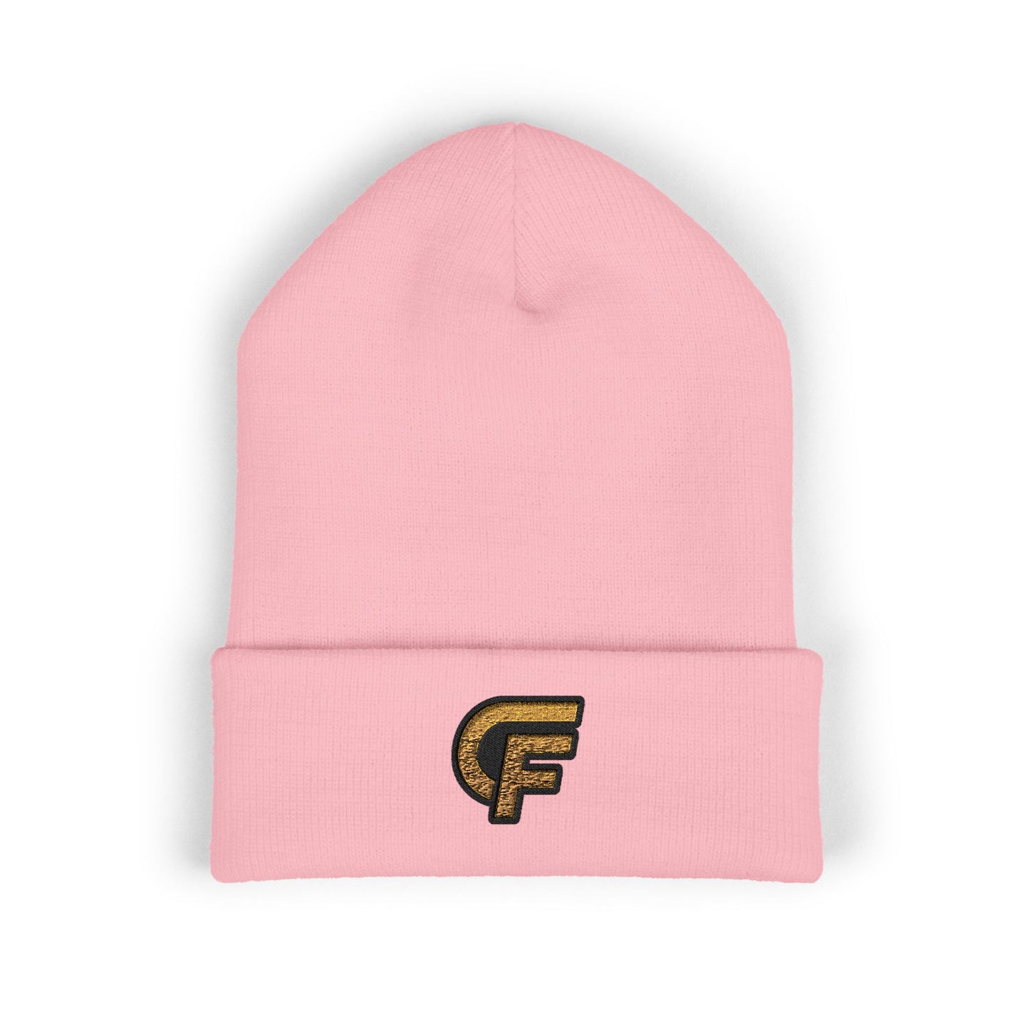 Embroidered 'CF' Cuffed Beanie