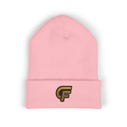 Embroidered 'CF' Cuffed Beanie
