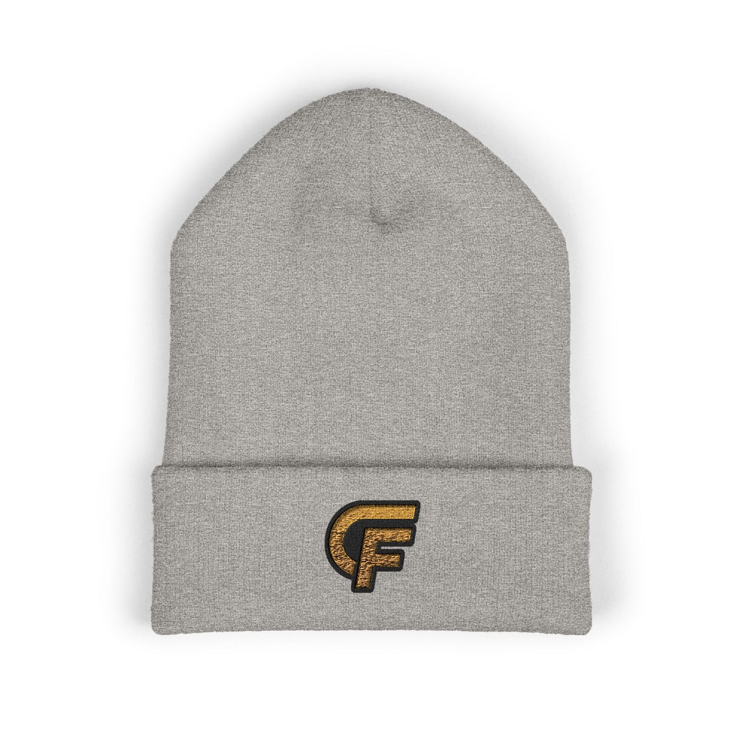 Embroidered 'CF' Cuffed Beanie