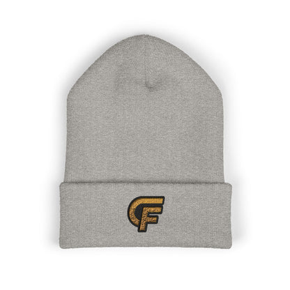 Embroidered 'CF' Cuffed Beanie