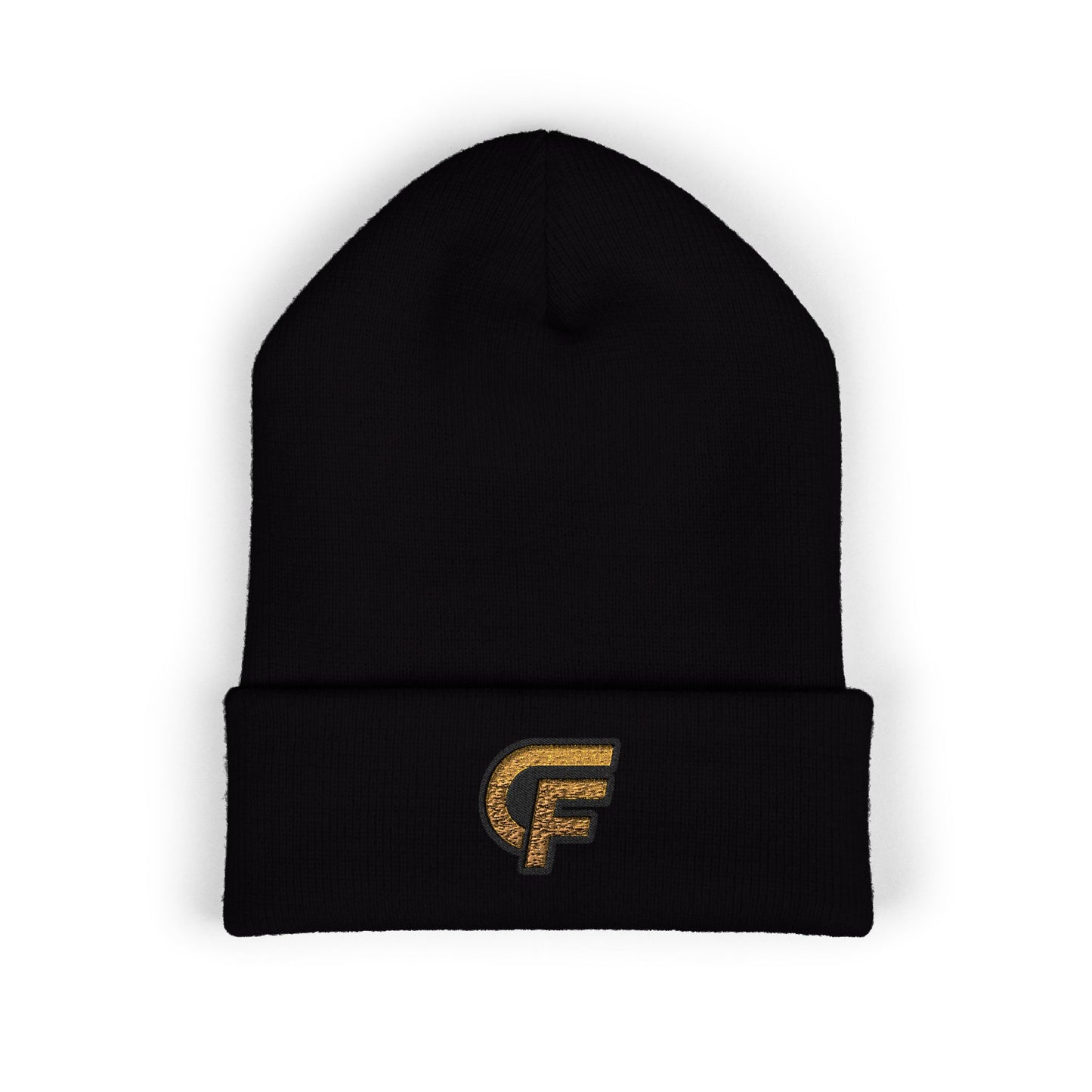 Embroidered 'CF' Cuffed Beanie