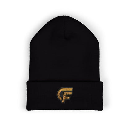 Embroidered 'CF' Cuffed Beanie