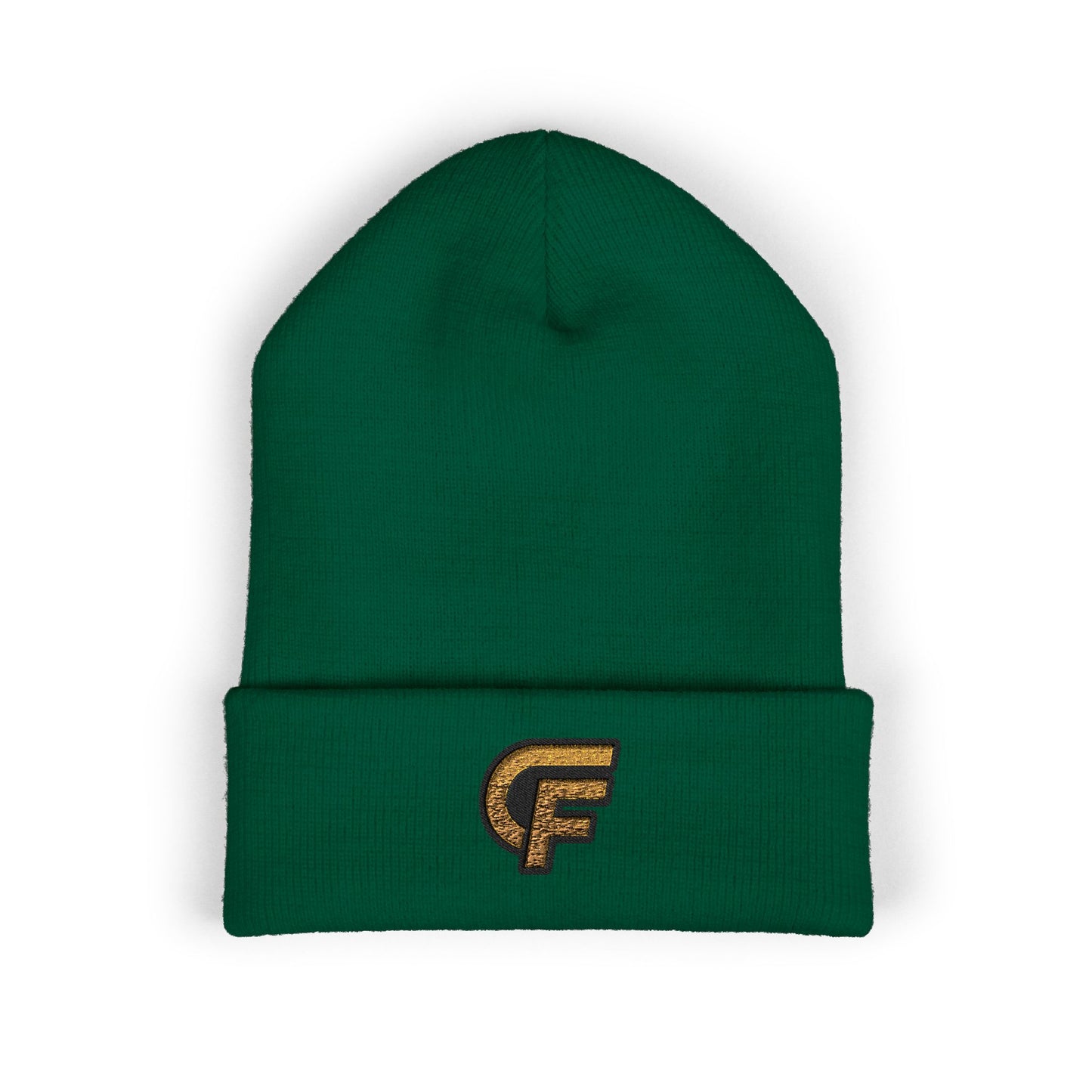 Embroidered 'CF' Cuffed Beanie