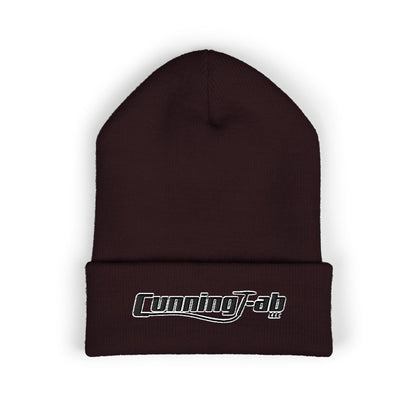 CunningFab Embroidered Cuffed Beanie