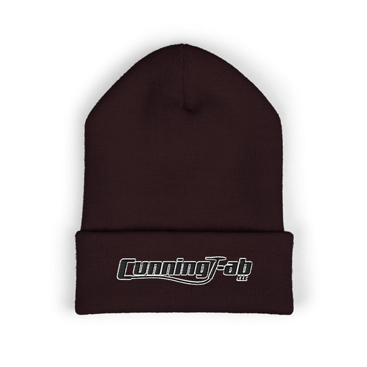 CunningFab Embroidered Cuffed Beanie