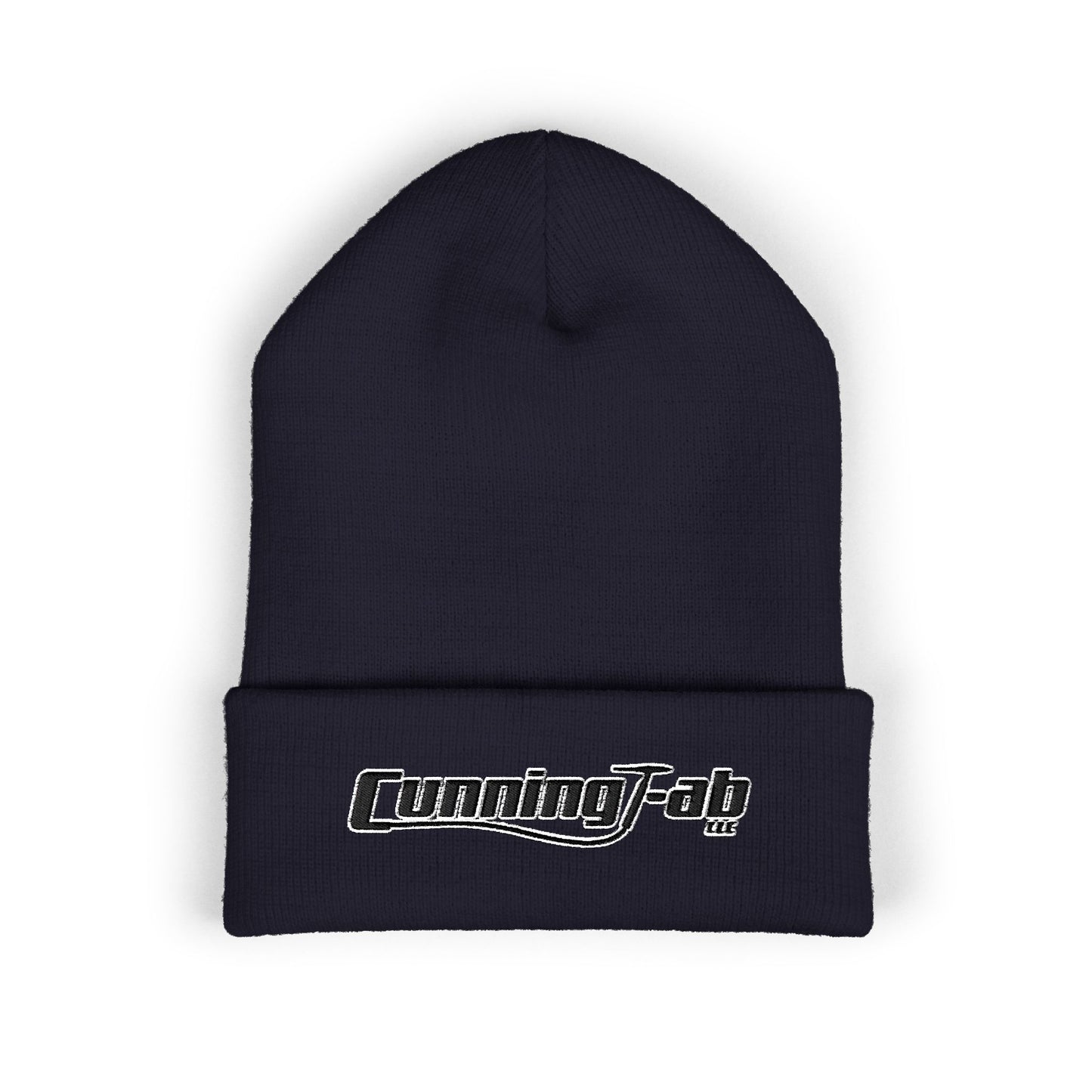 CunningFab Embroidered Cuffed Beanie