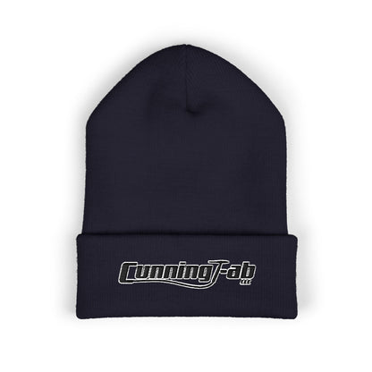 CunningFab Embroidered Cuffed Beanie