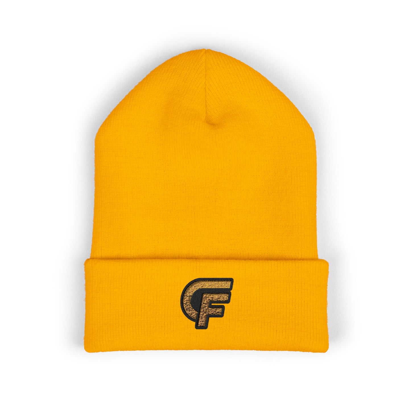 Embroidered 'CF' Cuffed Beanie