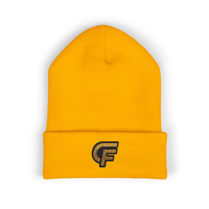 Embroidered 'CF' Cuffed Beanie