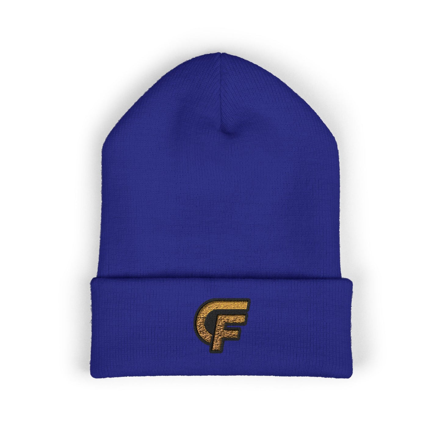 Embroidered 'CF' Cuffed Beanie
