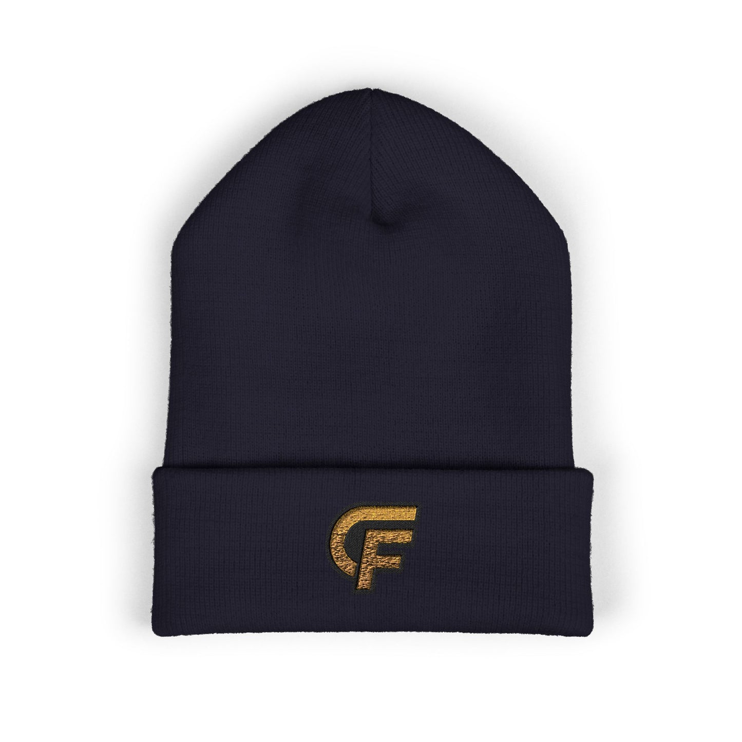 Embroidered 'CF' Cuffed Beanie