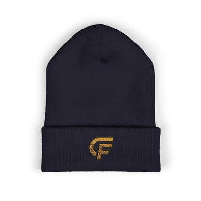 Embroidered 'CF' Cuffed Beanie