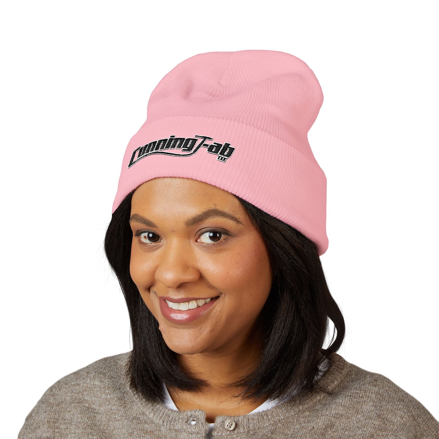CunningFab Embroidered Cuffed Beanie