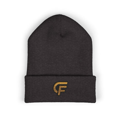 Embroidered 'CF' Cuffed Beanie