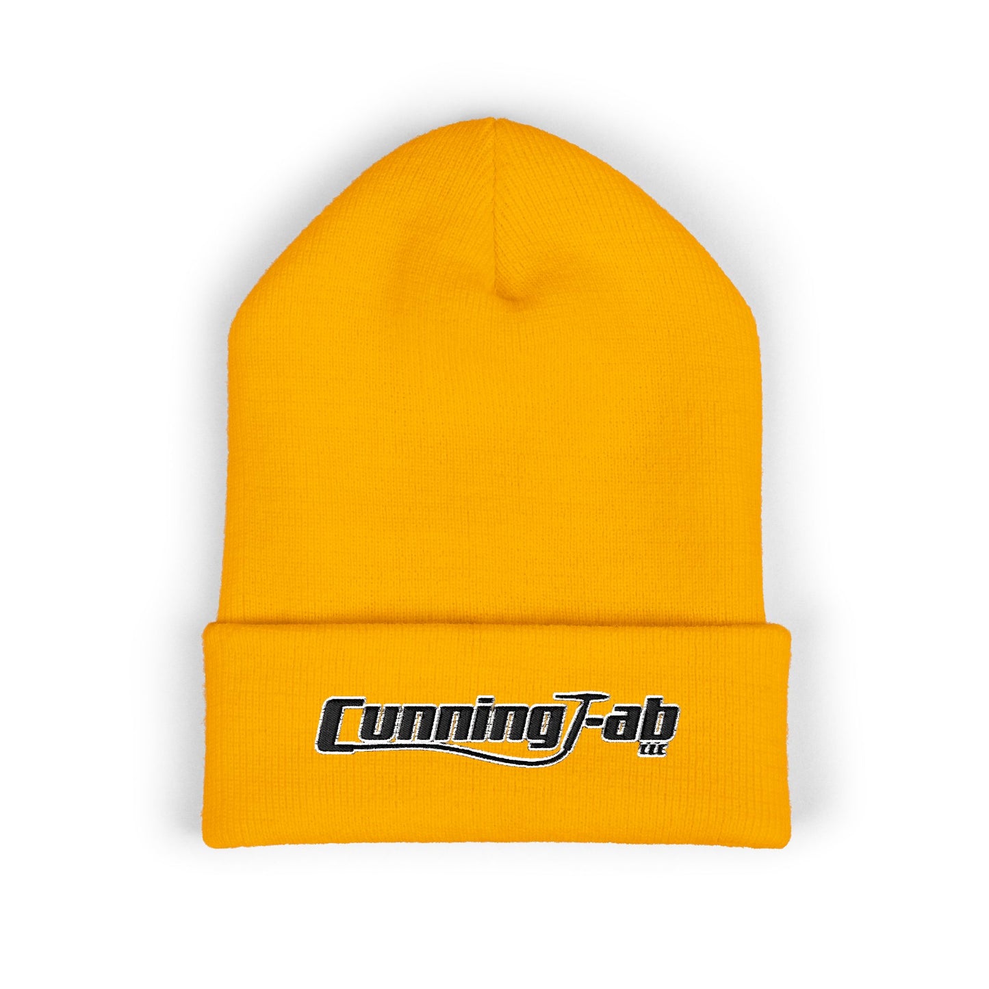 CunningFab Embroidered Cuffed Beanie