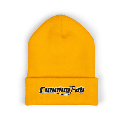 CunningFab Embroidered Cuffed Beanie