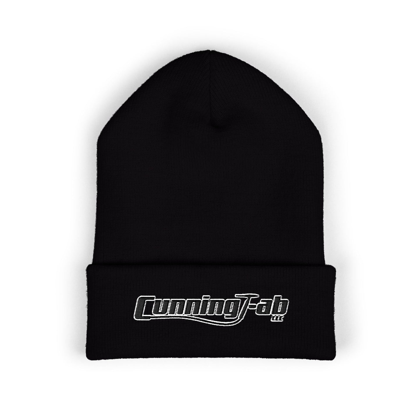 CunningFab Embroidered Cuffed Beanie