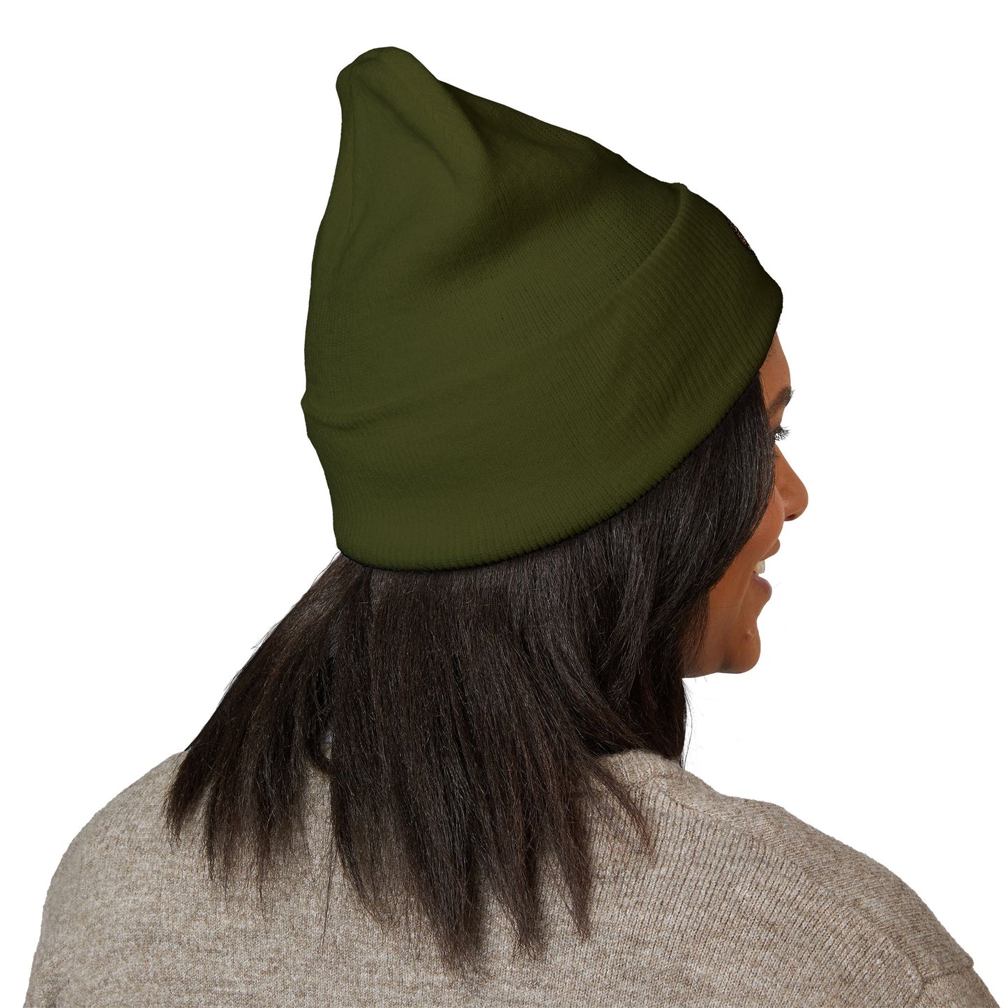 Embroidered 'CF' Cuffed Beanie