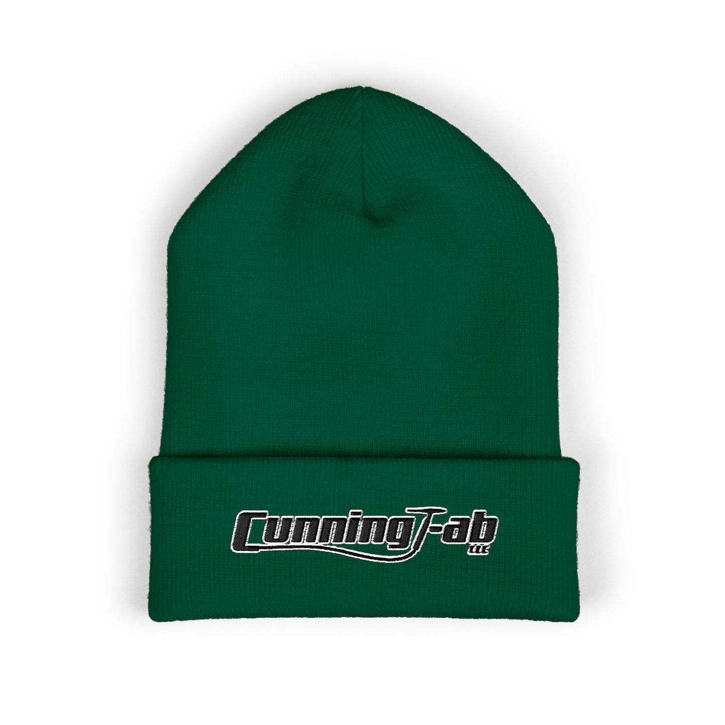 CunningFab Embroidered Cuffed Beanie