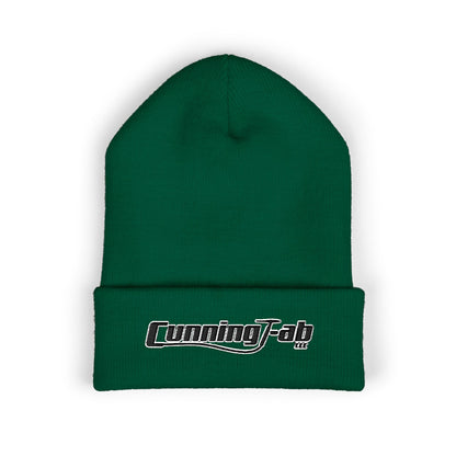 CunningFab Embroidered Cuffed Beanie