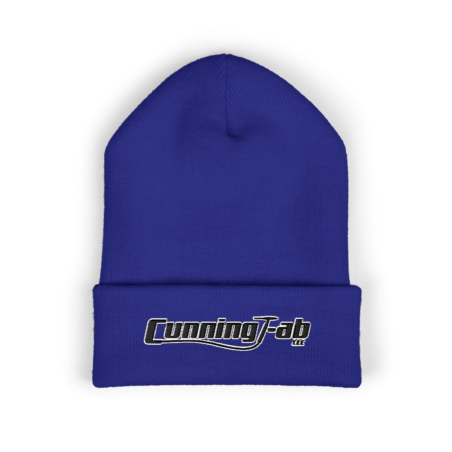 CunningFab Embroidered Cuffed Beanie