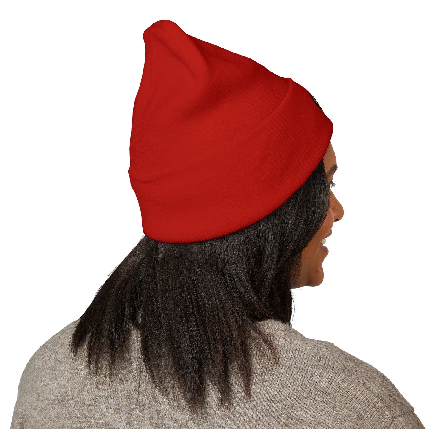 Embroidered 'CF' Cuffed Beanie