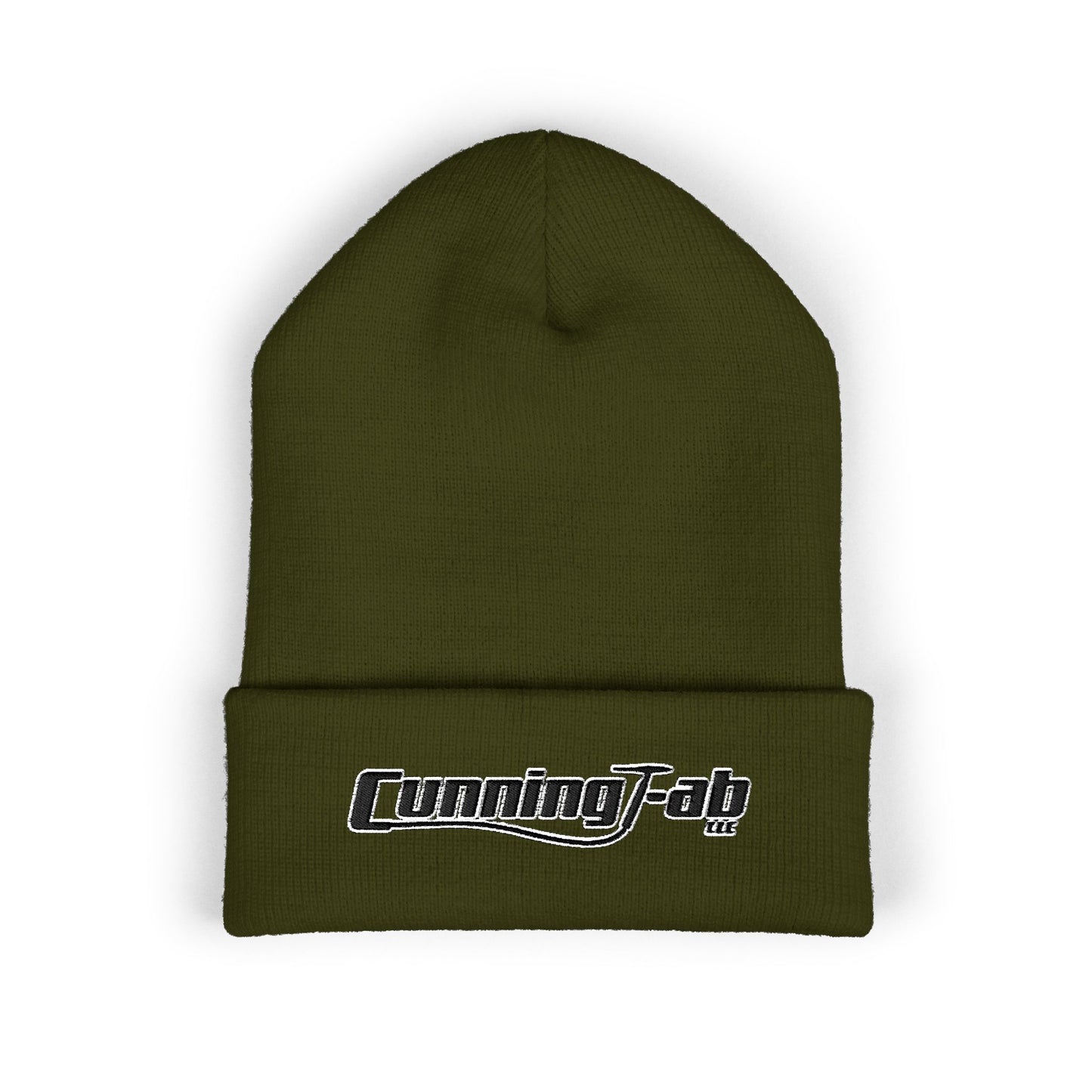 CunningFab Embroidered Cuffed Beanie