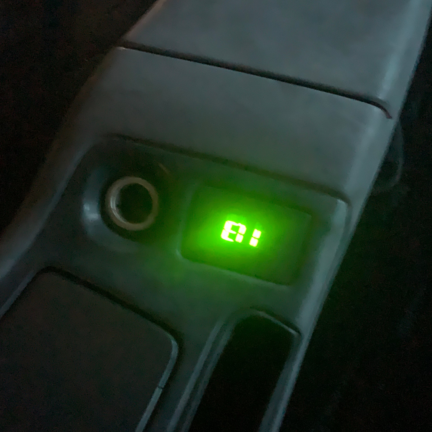 S13 Center Console Volt Gauge
